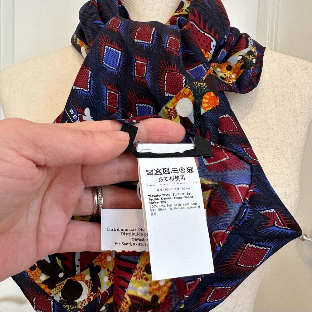 MaxMara Multicolor Patterned Scarf - Picture 10 of 11